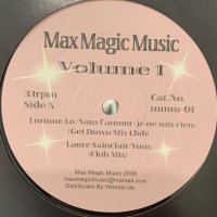 V.A. - Max Magic Music Vol.1 (inc. Lorinne Lo - Sans L'Amour, Laure Sainclair - Vous etc...) (12'') (ピンピン！！)