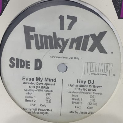 画像1: Lighter Shade Of Brown - Hey DJ (Funkymix 17 C,D) (12'')