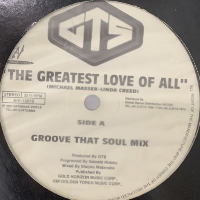 画像1: GTS feat. Melodie Sexton - The Greatest Love Of All (12'')