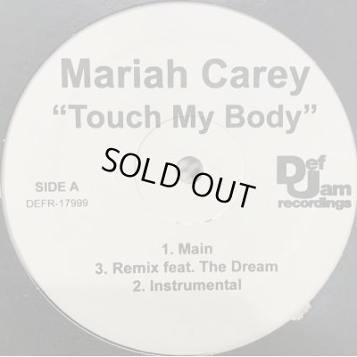 画像1: Mariah Carey feat. The-Dream - Touch My Body (Remix) (b/w DJ Felli Fel . Finer Things) (12'')