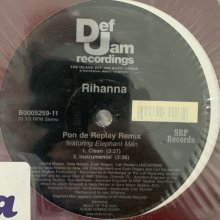 他の写真1: Rihanna　feat. Elephant Man - Pon De Replay (Remix)　(12'')