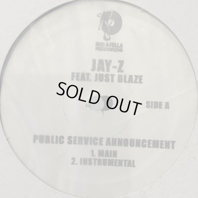 画像1: Jay-Z feat. Just Blaze - Public Service Announcement (12'')