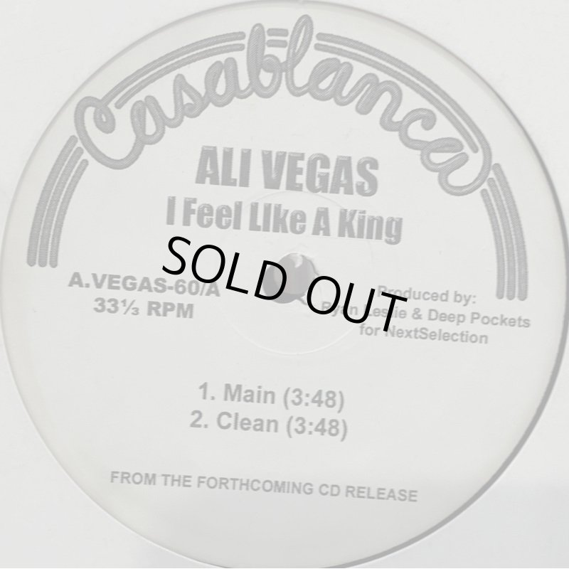 Ali Vegas - I Feel Like A King (12'') - FATMAN RECORDS