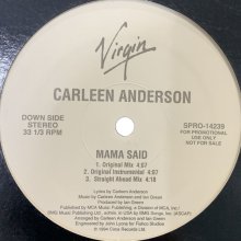 他の写真1: Carleen Anderson- Mama Said (12'') (Promo)