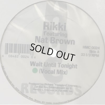 画像1: Rikki - Wait Until Tonight (12'')