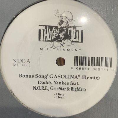 画像1: Daddy Yankee feat. Big Mato, GemStar & N.O.R.E. - Gasolina (Remix) (12'')