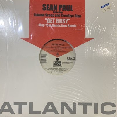 画像1: Sean Paul feat. Fatman Scoop & Crooklyn Clan - Get Busy (Clap Your Hands Now Remix) (12'')