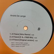 他の写真1: Andre De Lange - A Friend (C & J R&B Mix) (12'')