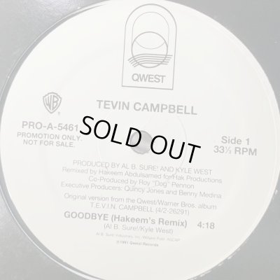 画像1: Tevin Campbell - Goodbye (Hakeem's Remix) (12'') (White)
