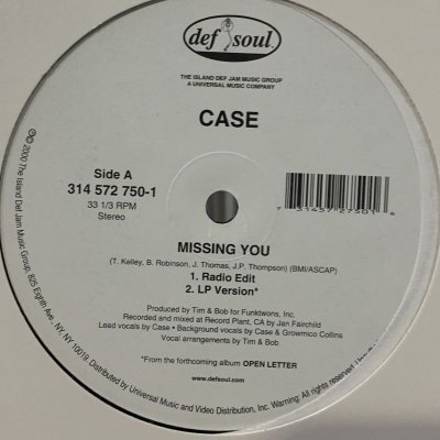 画像1: Case - Missing You (12'')