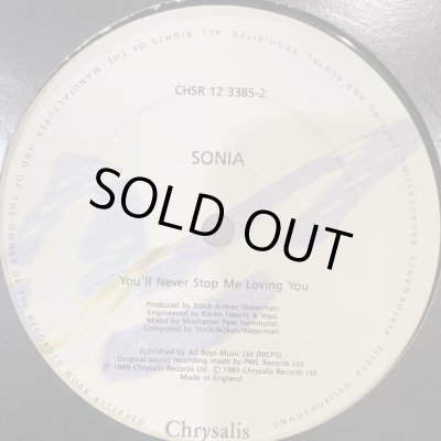 Sonia - You'll Never Stop Me Loving You (12'') - FATMAN RECORDS