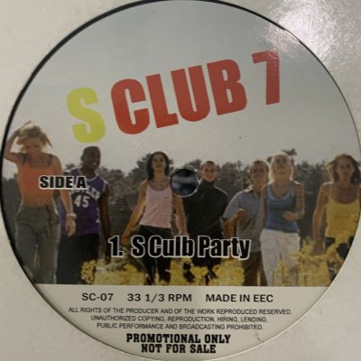画像1: S Club 7 - S Club Party / Dancing Queen (12'') 