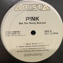 他の写真2: P!nk (Pink) - Get The Party Started (12'')