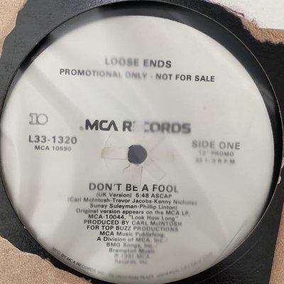 画像1: Loose Ends - Don't Be A Fool (12'') (US Promo Only Remix !!)