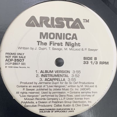 画像1: Monica - The First Night (12'') (US Promo !!)