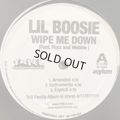 画像1: Lil Boosie feat. Foxx & Webbie - Wipe Me Down (12'')