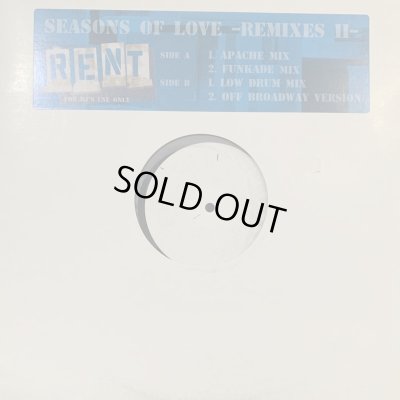 画像1: Rent - Seasons Of Love (Remixes II) (12'')