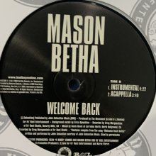 他の写真2: Mason Betha - Welcome Back (12'') (US Promo !!)