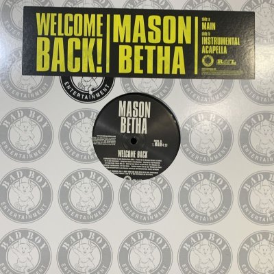 画像1: Mason Betha - Welcome Back (12'') (US Promo !!)