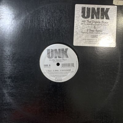 画像1: UNK feat. T-Pain, E-40 & Jim Jones - 2 Step (Remix) (b/w Hit The Dance Floor) (12'')