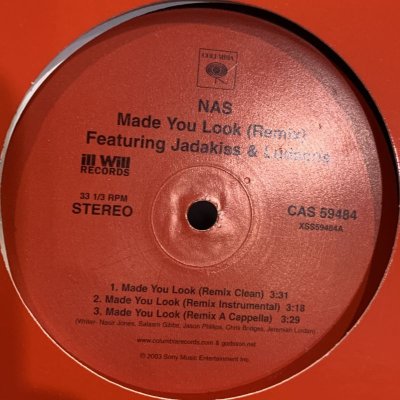 画像1: Nas feat. Jadakiss & Ludacris - Made You Look (Remix) (12'')