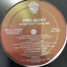 他の写真1: Eric Benet - Love Don't Love Me (12'')