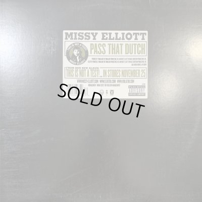 画像1: Missy Elliott - Pass That Dutch (12'')