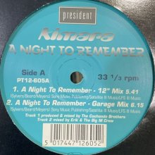 他の写真1: Kimara - A Night To Remember (b/w Rhythm Of Love) (12'')