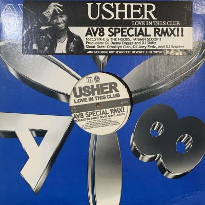 画像1: Usher feat. Beyonce & Lil Wayne - Love In This Club (Remix) (a/w AV8 Remix) (12'')