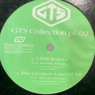 画像1: GTS  - GTS Collection Pt-02 (inc. Through The Fire, I Still Believe, Shine In My Life, The Greatest Love Of All) (12'') (キレイ！！)