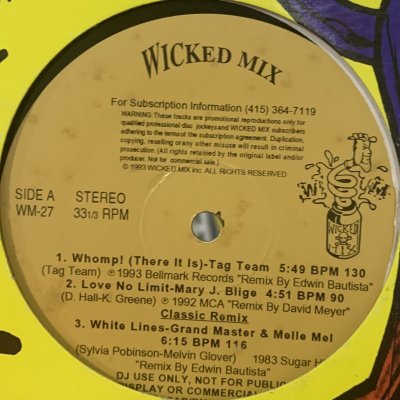 画像1: V.A. - Wicked Mix 27 (inc. Jomanda - I Like It, SWV - Right Here and more...) (12'') (コンディションの為特価！！)