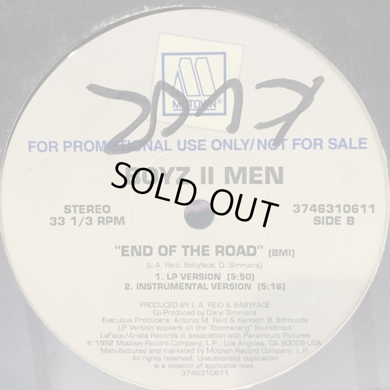Boyz II Men - End Of The Road (12'') - FATMAN RECORDS