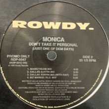 他の写真1: Monica - Don't Take It Personal (Just One Of Dem Days) (Dallas Austin Mix) (12'')