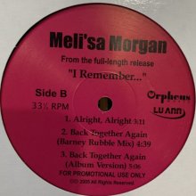 他の写真1: Meli'sa Morgan - Back Together Again (12'') (キレイ！)