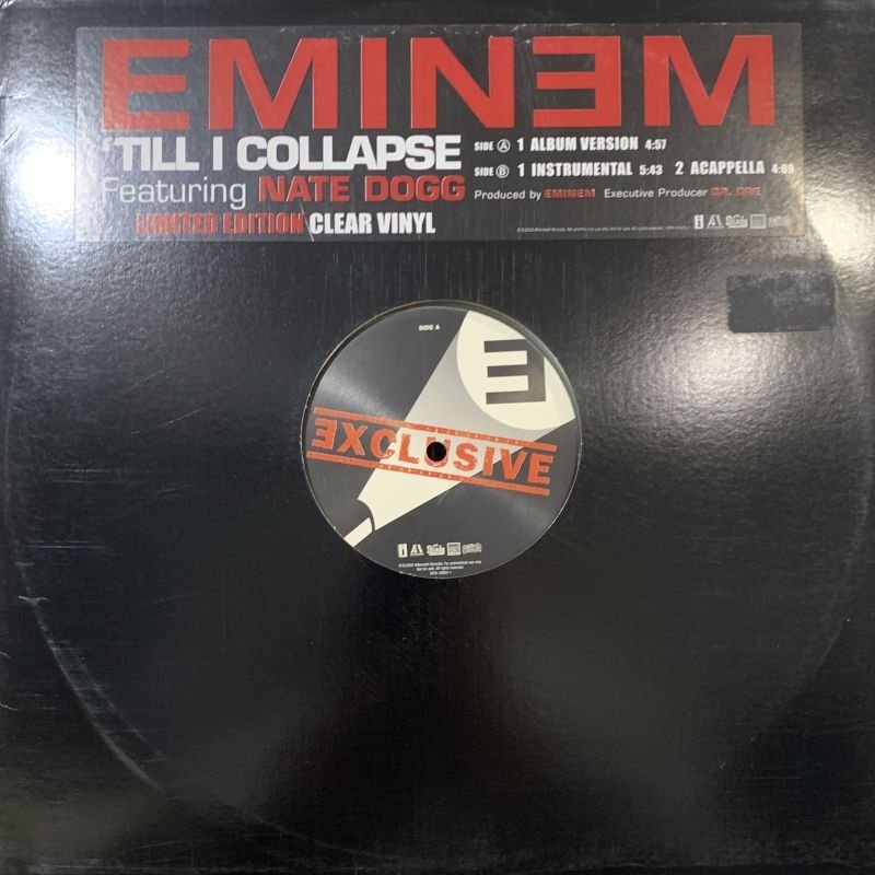 未使用‼︎ 激レア‼︎ EMINEM f NATE DOGG / 'TILL I Eminem - Till I Collapse (ft. Nate Dogg) - YouTube
