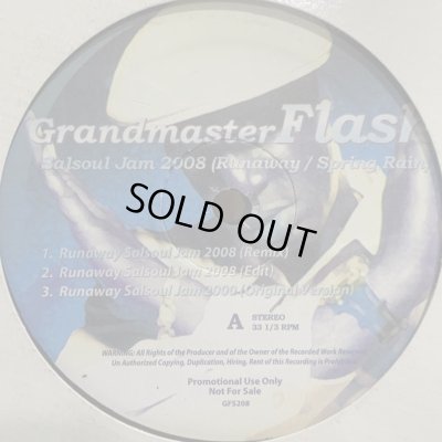 画像1: Grandmaster Flash - Runaway Salsoul Jam 2008 (b/w Spring Rain Remix　) (12'') (綺麗！！)