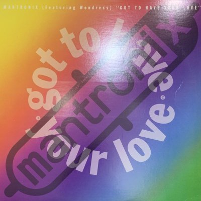 画像1: Mantronix feat. Wondress - Got To Have Your Love (12'') (キレイ！)