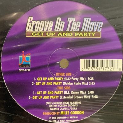画像1: Groove On The Move - Get Up And Party (12'') (綺麗！)