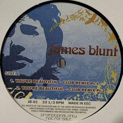 画像1: James Blunt - You're Beautiful (Club Remix) (12'')