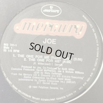 画像1: Joe - The One For Me (12'')