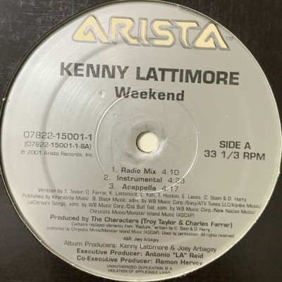 画像1: Kenny Lattimore - Weekend (12'')