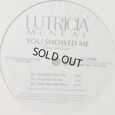 画像1: Lutricia McNeal - You Showed Me (12'') (ピンピン本物国内プロモ！！)