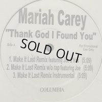 Mariah Carey feat. Joe & Nas - Thank God I Found You (Make It Last Remix) (inc. Album Version) (12'') (US Promo !!)