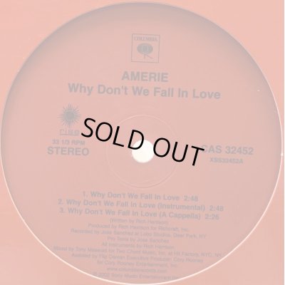 画像1: Amerie - Why Don't We Fall In Love (12'') (US Promo Only, inc. Album Version !!) (キレイ！！)