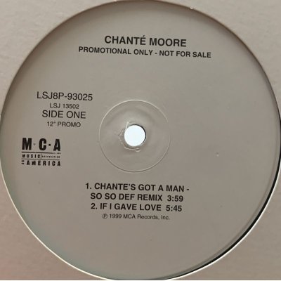 画像1: Chanté Moore - Chante's Got A Man (So So Def Remix) (12'') (本物US Promo !!)