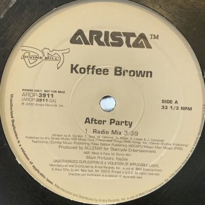 画像1: Koffee Brown - After Party (12'')