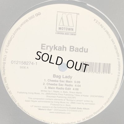 画像1: Erykah Badu ‎– Bag Lady (Cheeba Sac Main) (12'')