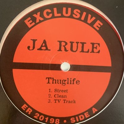 画像1: Ja Rule - Thuglife (12'') (US Original Press !!) (キレイ！！)