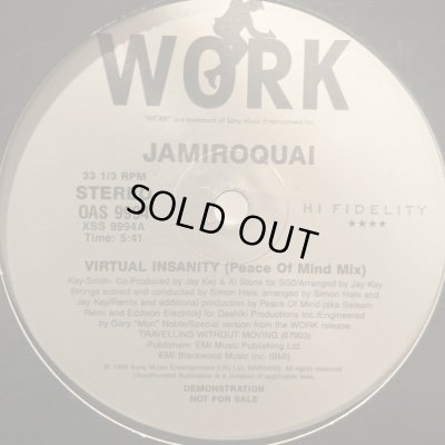 画像1: Jamiroquai - Virtual Insanity (Peace Of Mind Remix) (12'') (正真正銘の本物US Promo !!)