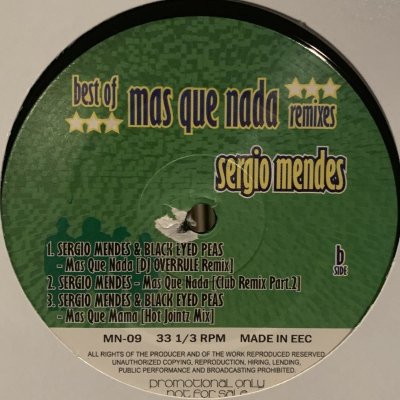 画像1: Sergio Mendes - Mas Que Nada (Remixes) (12'') 